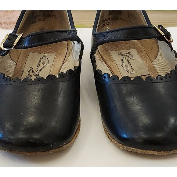 Navy Scalloped Mary Jane ZIMMERMAN Dress Party Shoes Size 12c - Picture 3 of 8